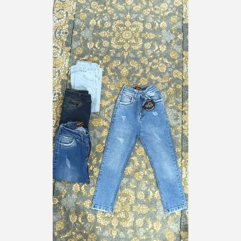 شلوار مام فیت اسپرت جین سنگشور شست