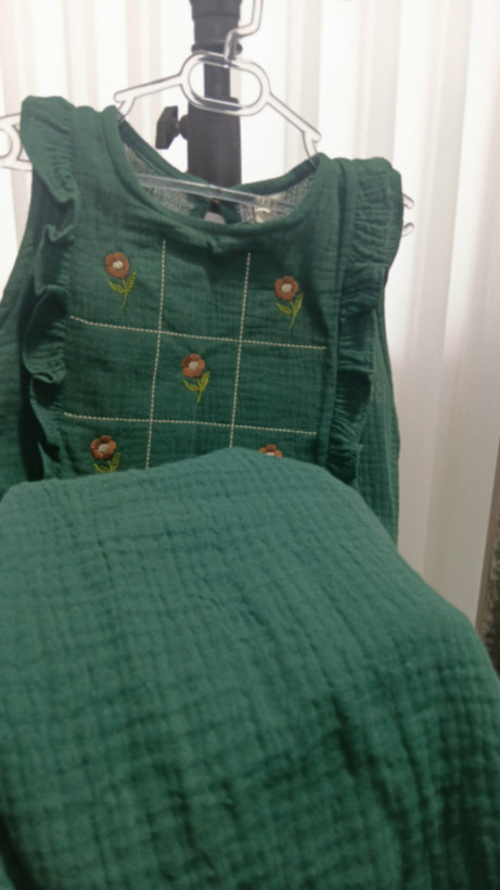 ساحلی عروسکی حلقه ای جنس موسلین تابستانی ۲سال تا ۸ سال