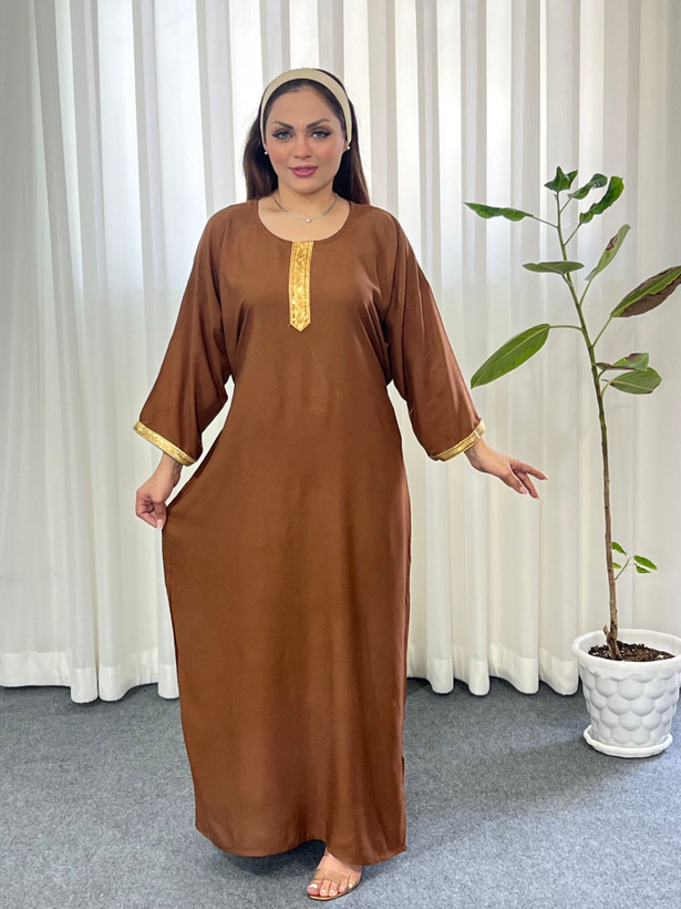 ساحلی زنانه دخترانه جنس لامبادا نخ دبی نوار زرکوب