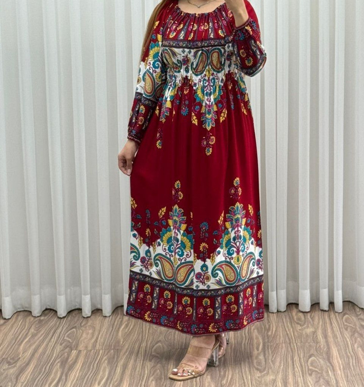 ساحلی تابستانی طرح ترنج نخ دبی خنک بدون رنگدهی